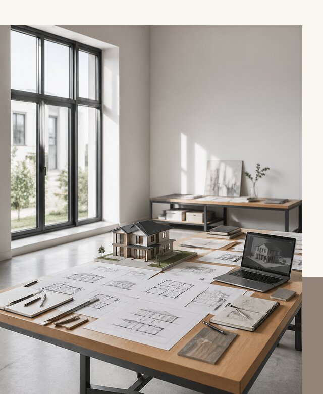 Проектирование и разработка двухэтажных домов 8 на 8 в Нефтеюганске